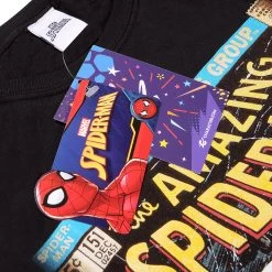Marvel Mens Spiderman T-shirt -Children Products Shop smts8740 Spiderman Heroes Tee 3