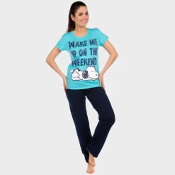 Womens Snoopy Pyjamas