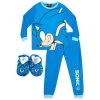 Sonic The Hedgehog Pyjamas And Slippers Set -Children Products Shop sopj1030 Sonic PJs Slippers 1 SquareB
