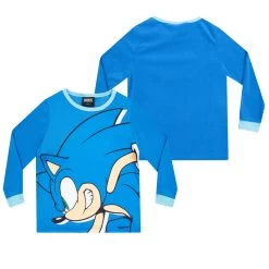 Sonic The Hedgehog Pyjamas And Slippers Set -Children Products Shop sopj1030 Sonic PJs Slippers 3