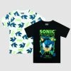 Sonic The Hedgehog T-shirt 2 Pack 1 Sonic The Hedgehog T-shirt 2 Pack -Children Products Shop sots3992 Sonic 2 Pack Tees 1 Square