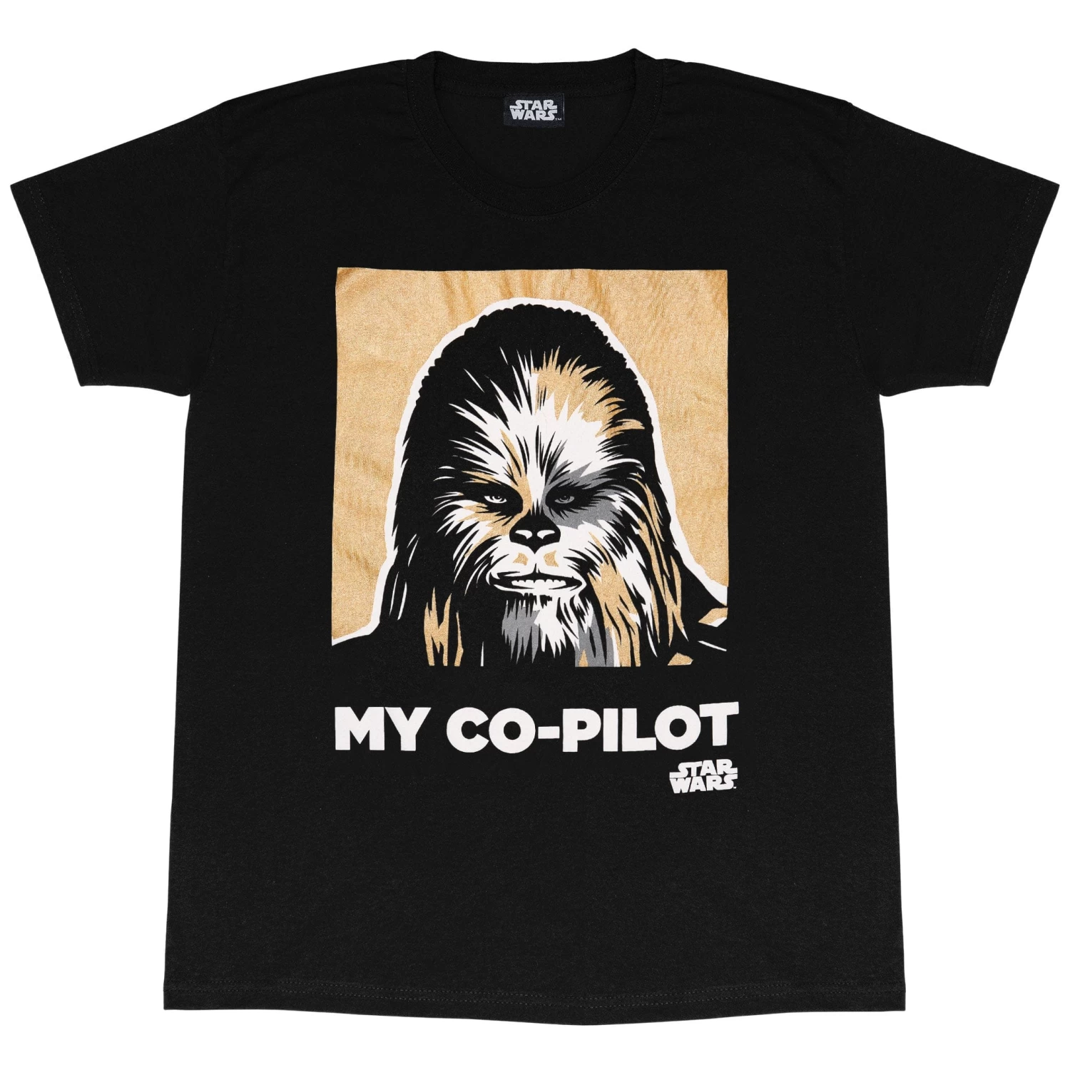 Star Wars Chewbacca My Co Pilot Adults T-Shirt 3 Star Wars Chewbacca My Co Pilot Adults T-Shirt