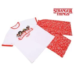 Stranger Things Adults Short Pyjamas Set -Children Products Shop stranger things code red cartoon characters adults short pyjamas set popgear 29121559363659