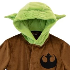 Star Wars Dressing Gown - Yoda -Children Products Shop swdg2375 Star Wars Dressing Gown Yoda Hood
