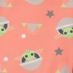 Star Wars Pyjama Set - The Mandalorian & Grogu -Children Products Shop swpj4444 Star Wars Yoda Pjs Bottoms CloseUp