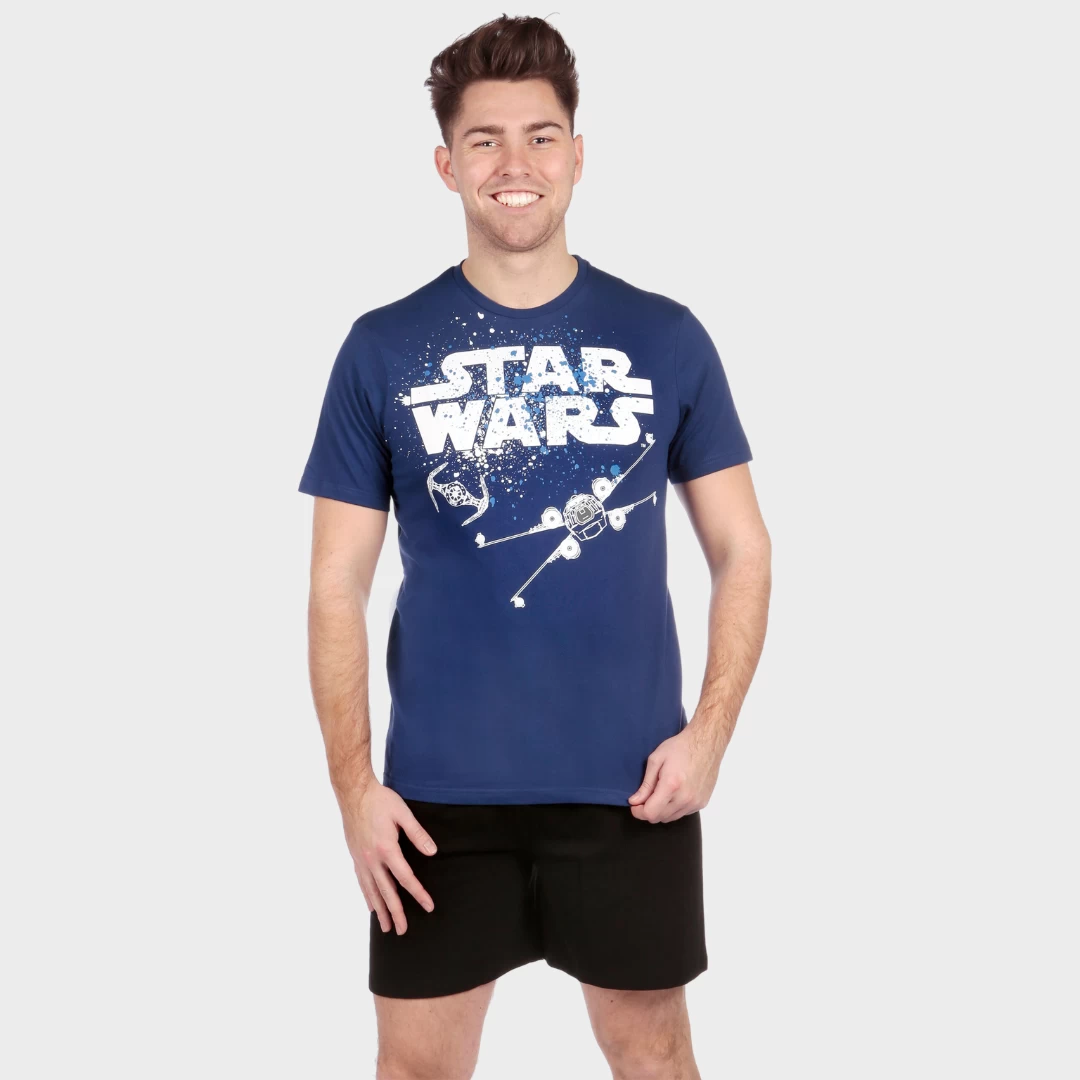 Mens Star Wars Short Pyjama Set 3 Mens Star Wars Short Pyjama Set