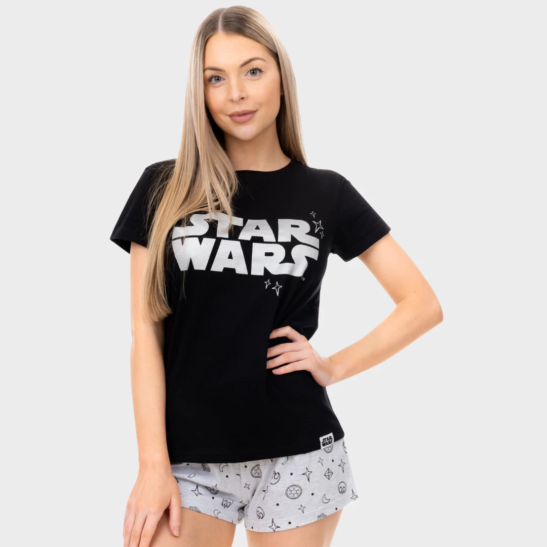 Ladies Star Wars Short Pyjamas 3 Ladies Star Wars Short Pyjamas