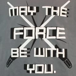 Mens Star Wars Pyjamas - Lightsabers 18 Mens Star Wars Pyjamas - Lightsabers -Children Products Shop swpj8862 Mens Star Wars black grey PJs V2 Top CloseUp