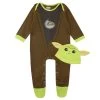 Baby Star Wars Grogu Sleepsuit - The Mandalorian 2 Baby Star Wars Grogu Sleepsuit - The Mandalorian -Children Products Shop swss8564 Star Wars Sleepsuit x