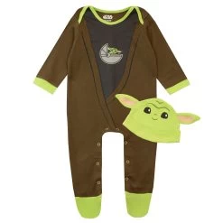 Baby Star Wars Grogu Sleepsuit - The Mandalorian