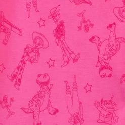 Girls Toy Story Pyjamas -Children Products Shop tspj1572 girls toy story pjs V2 Bottoms closeup