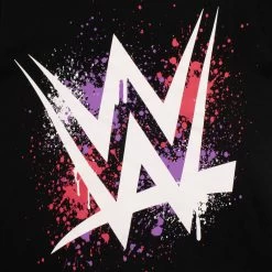 Girls WWE Pyjama Set -Children Products Shop wwpj5775 WWE Girls Pyjamas TopCloseUp